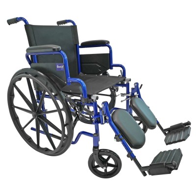 Wózek inwalidzki Wheelie Air Plus z regulowanym podnóżkiem