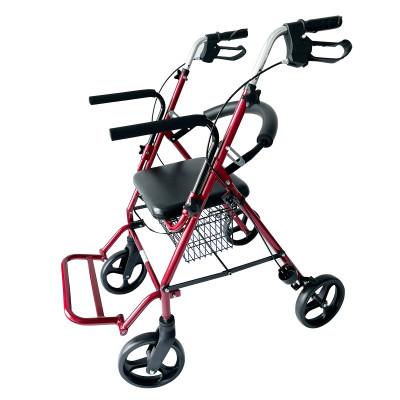 Podpórka rehabilitacyjna na kółkach Wheelie Eco z podnóżkiem